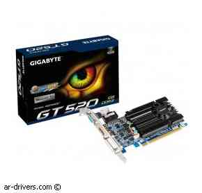 تعريف كرت شاشة جيجابايت Gigabyte GV-N520D3-1GI